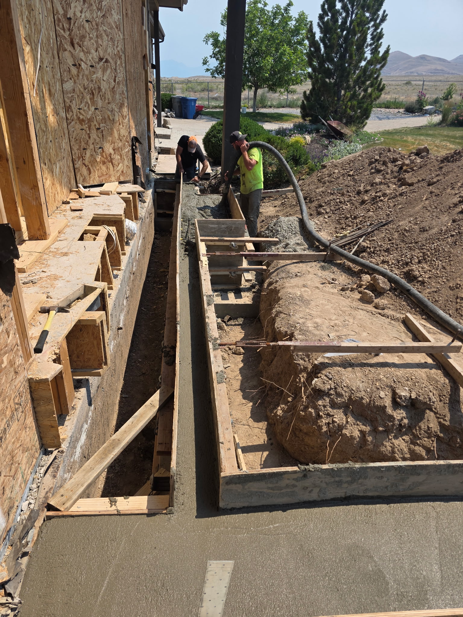 Structural foundation work